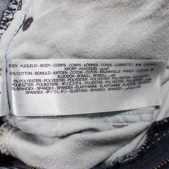 Ariat Jeans Womens 33 Blue Rainstorm Real Straight Stretch - Picture 12 of 13